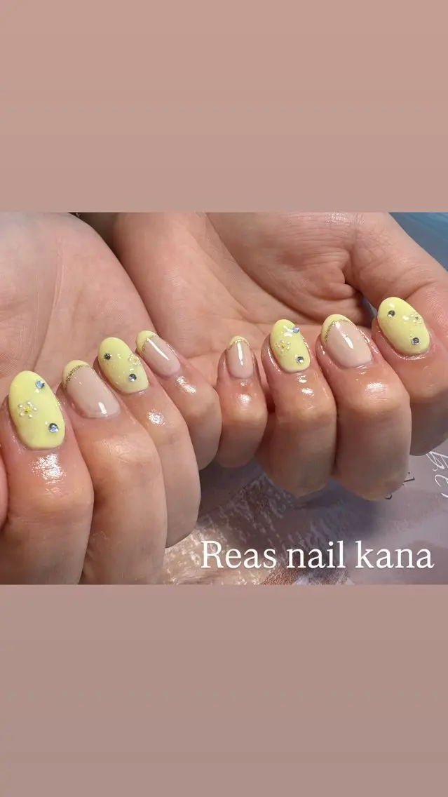 ネイル 持ち込み Reas nail kanaのネイルデザイン