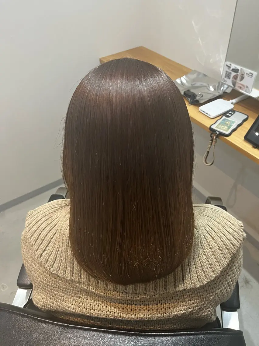 🌼気まぐれクーポン🌼艶カラー➕3stepトリートメントの写真