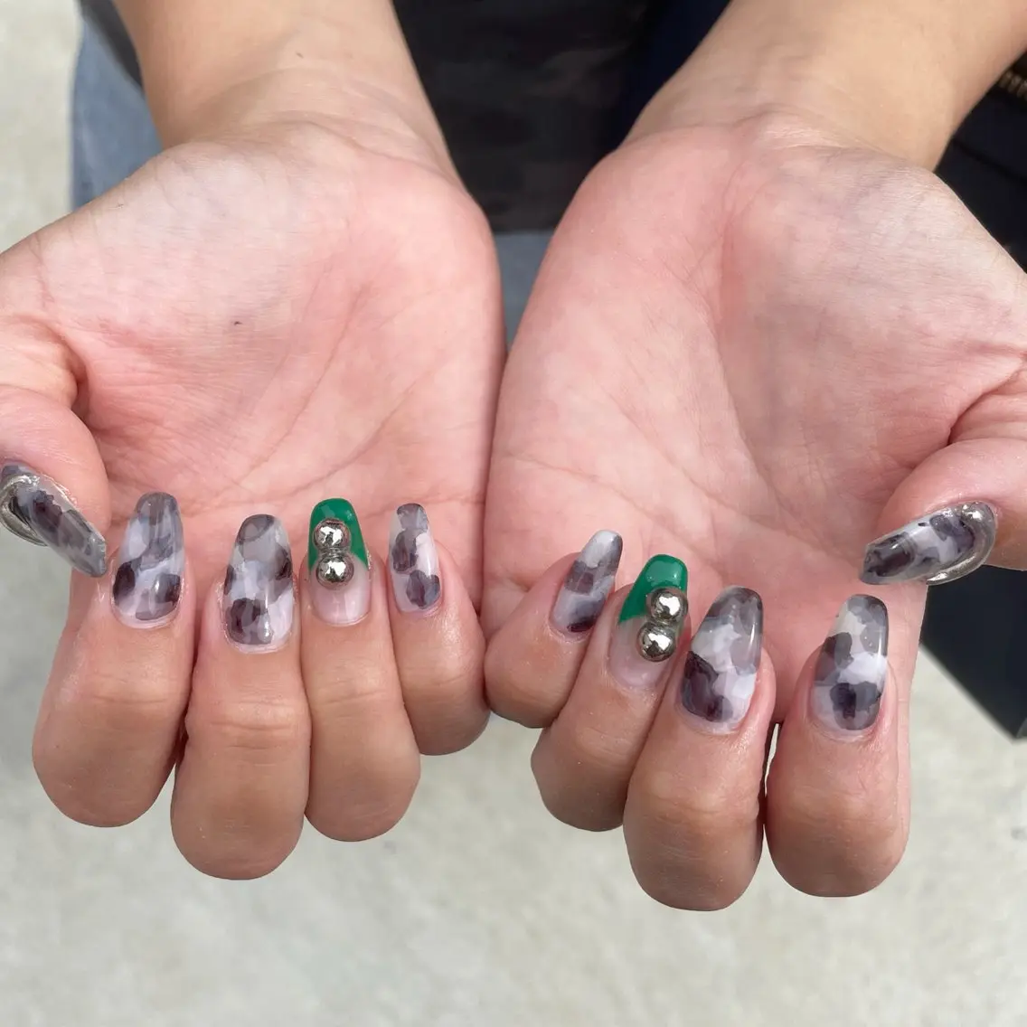 ネイル ハンドネイル Sea  nail by emaのネイルデザイン