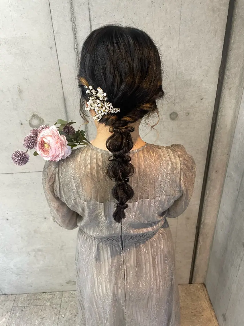 ヘアアレンジ ヘアセット 美髪× ヘアセット✨Araiのヘアスタイル