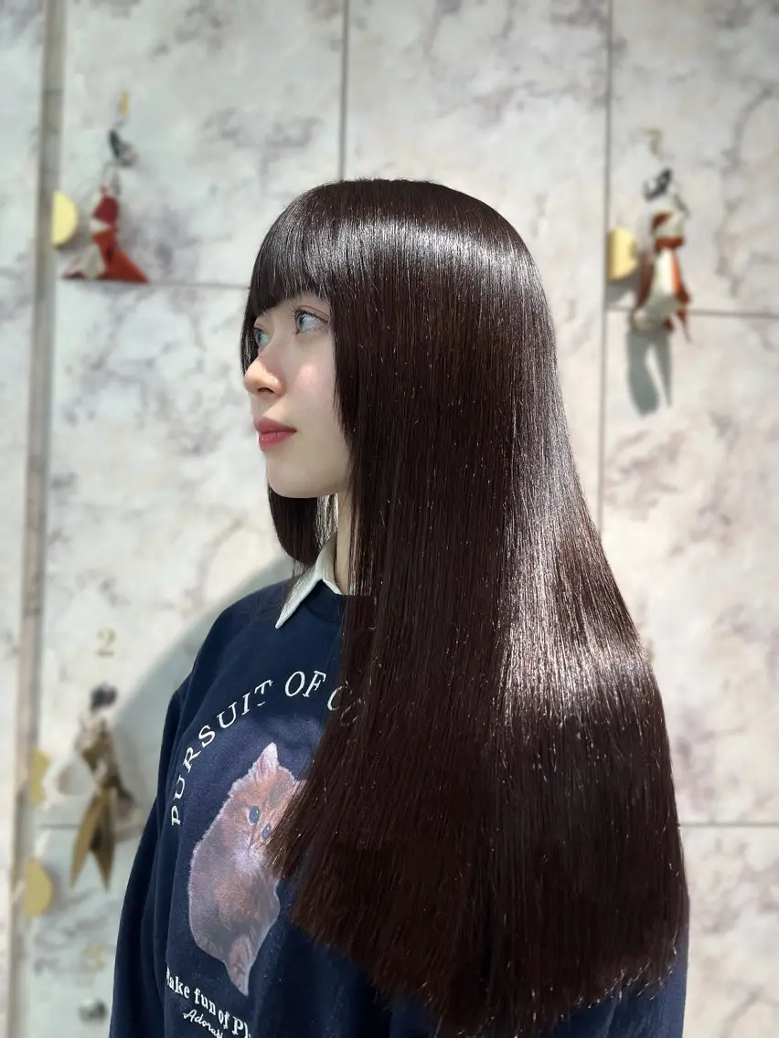 セミロング レイヤー/髪質改善 八木　洸登のヘアスタイル