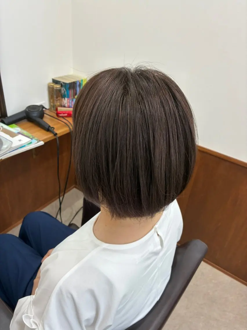 ショート 縮毛矯正 み くのヘアスタイル