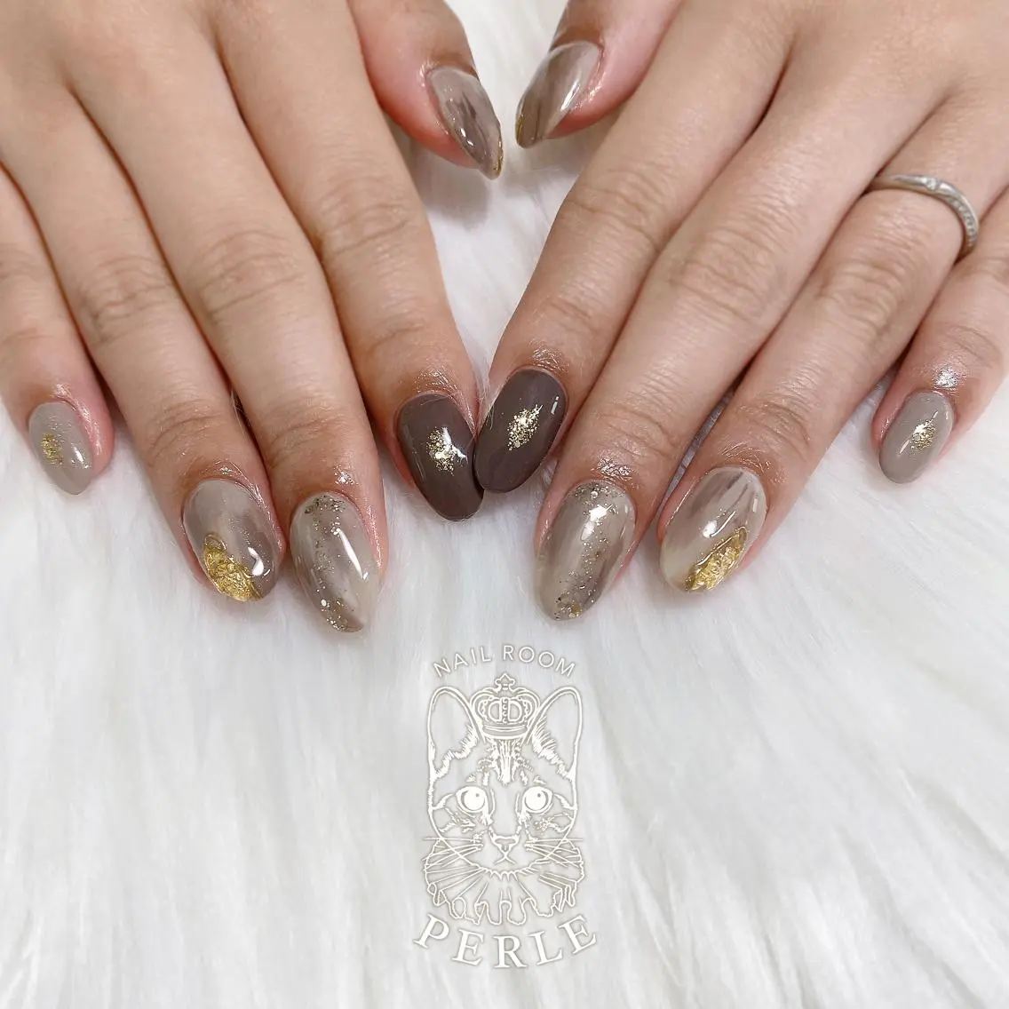 ネイル ハンドネイル nail room Perleのネイルデザイン