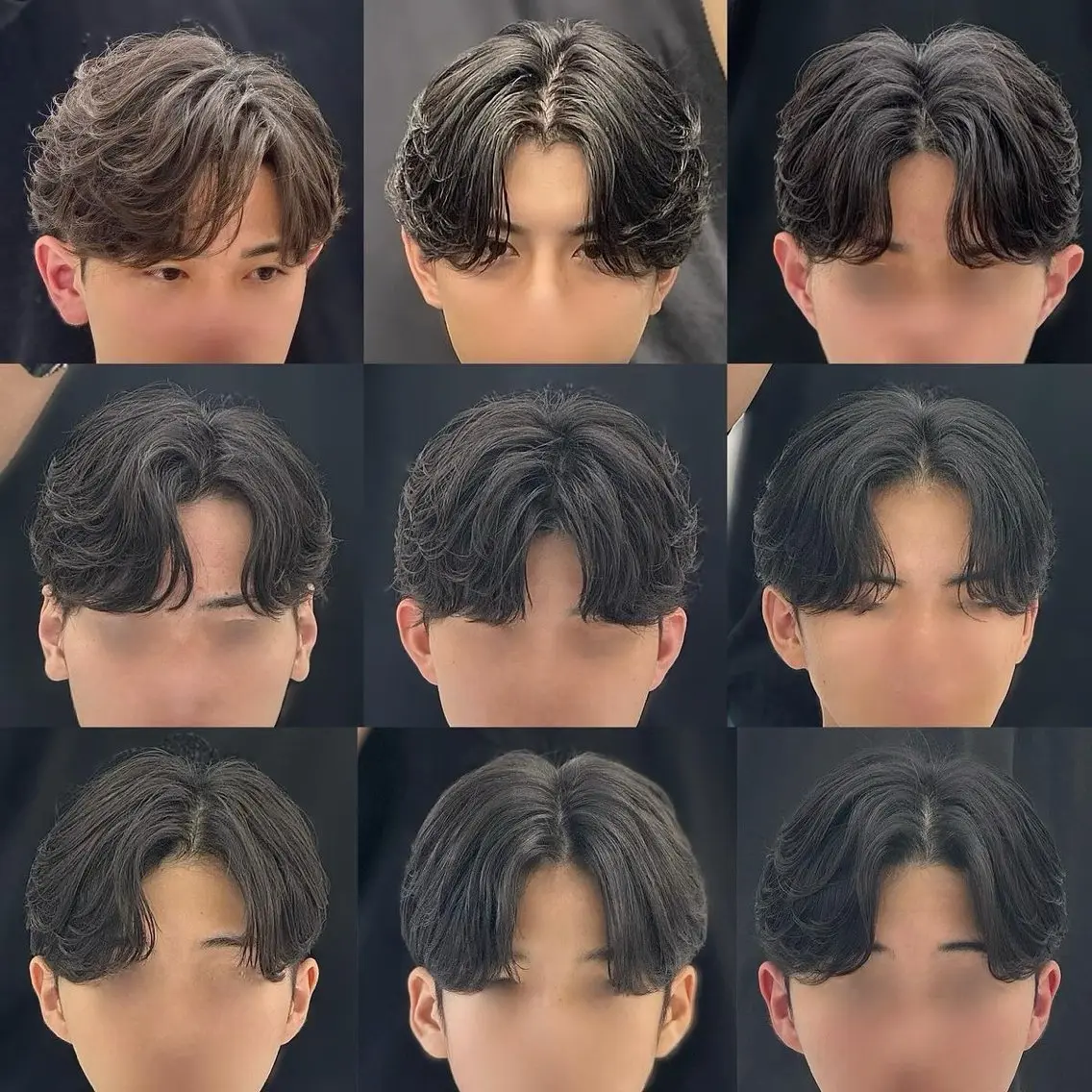 メンズ 《期間限定無料》 ミディアムカット✂️のヘアスタイル