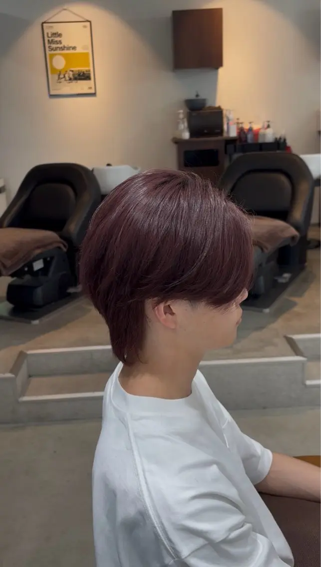 メンズ センターパート メンズウルフカット ウルフカット カット ヘアカラー メンズパーマ/メンズ ショート/渡辺将功のヘアスタイル
