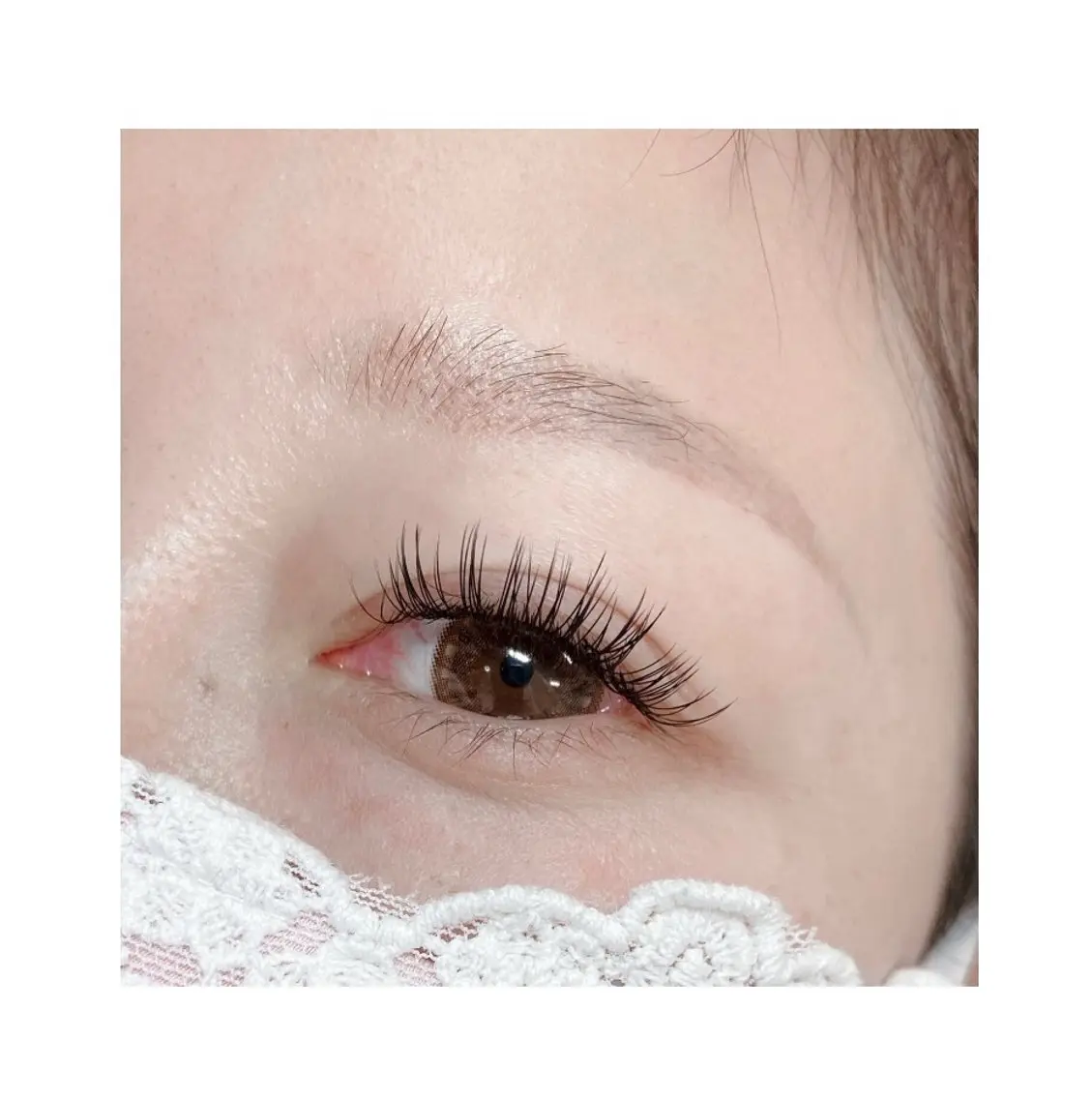 口コミ投稿限定価格✨Wフラット120本+眉Wax🌻 （眉は2週間は自己処理をお控え下さい）の写真