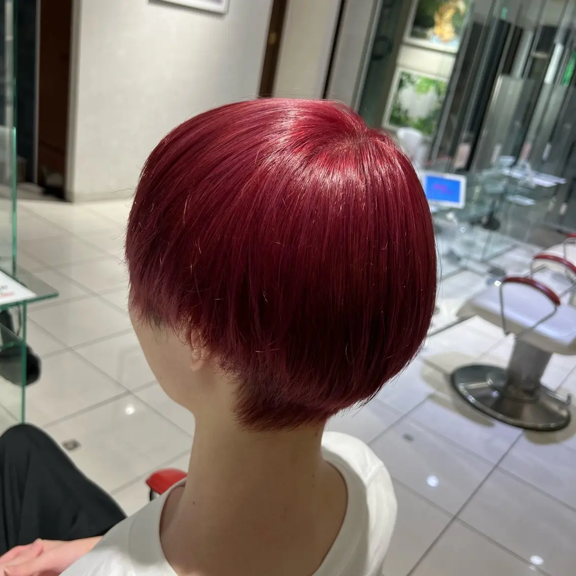 カラー メンズ レッドカラー ヘアカラー トリートメント stylist 🐶内藤 成香のヘアスタイル