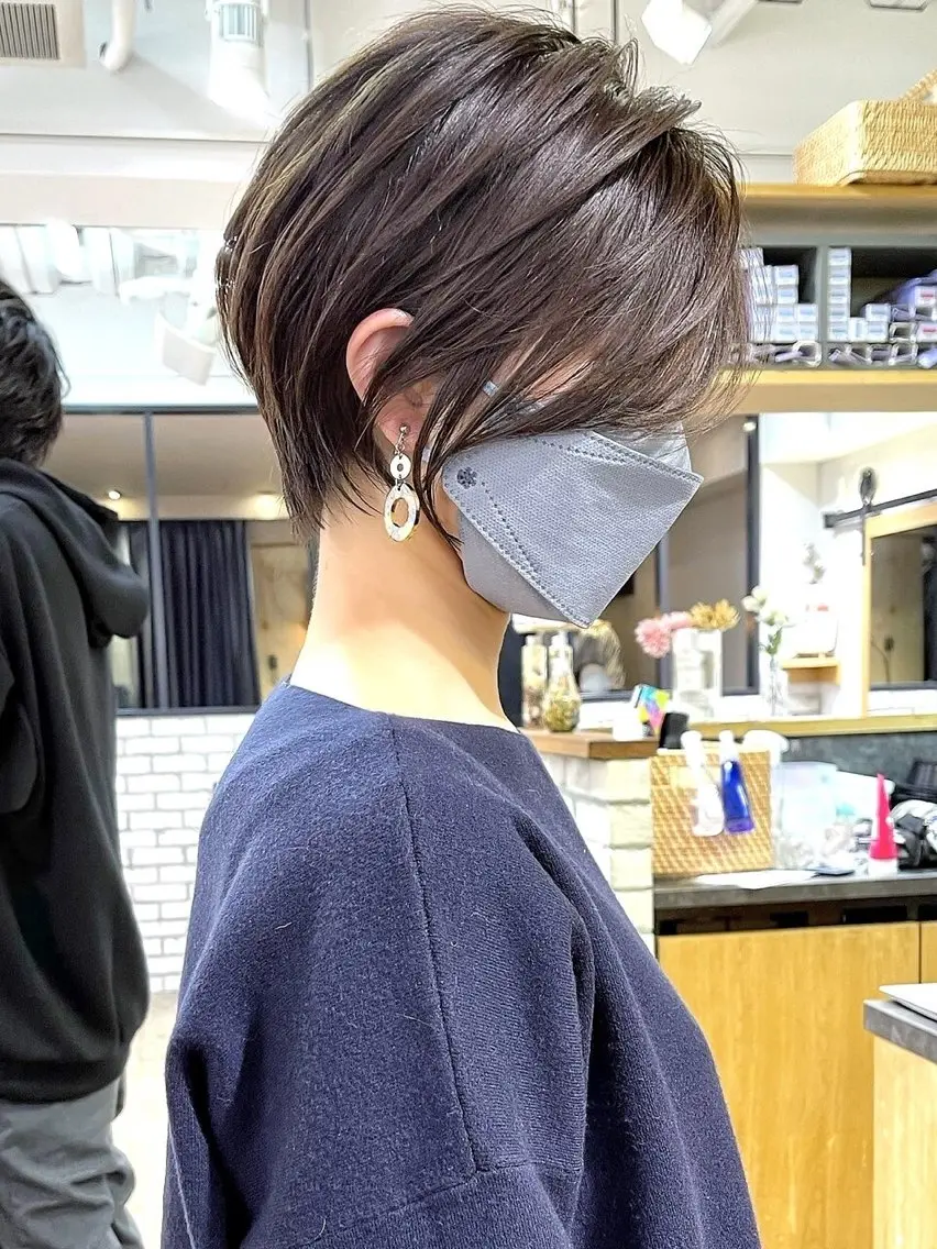 ショート カラー カット ヘアカラー 🌼安野祥華 銀座大人ショート🌼のヘアスタイル
