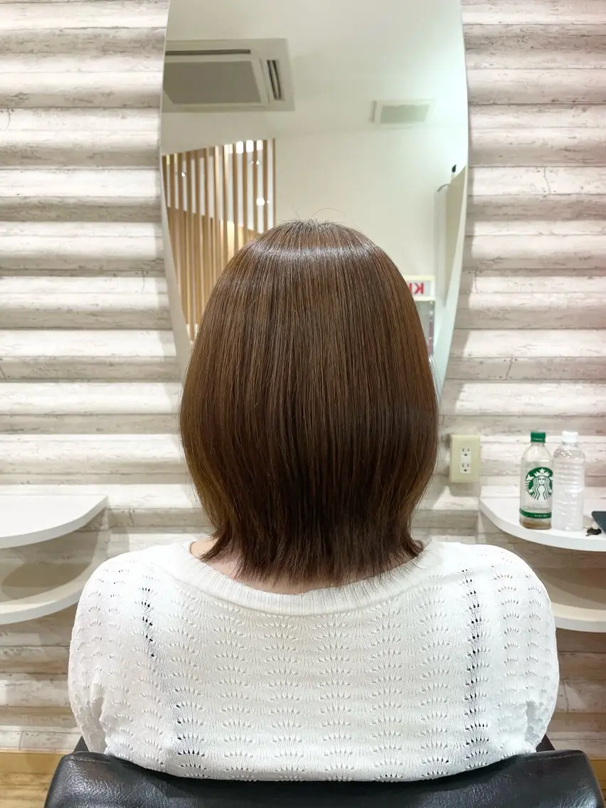 💠広がりうねりが気になる方へ💠縮毛矯正+カット+トリートメントの写真