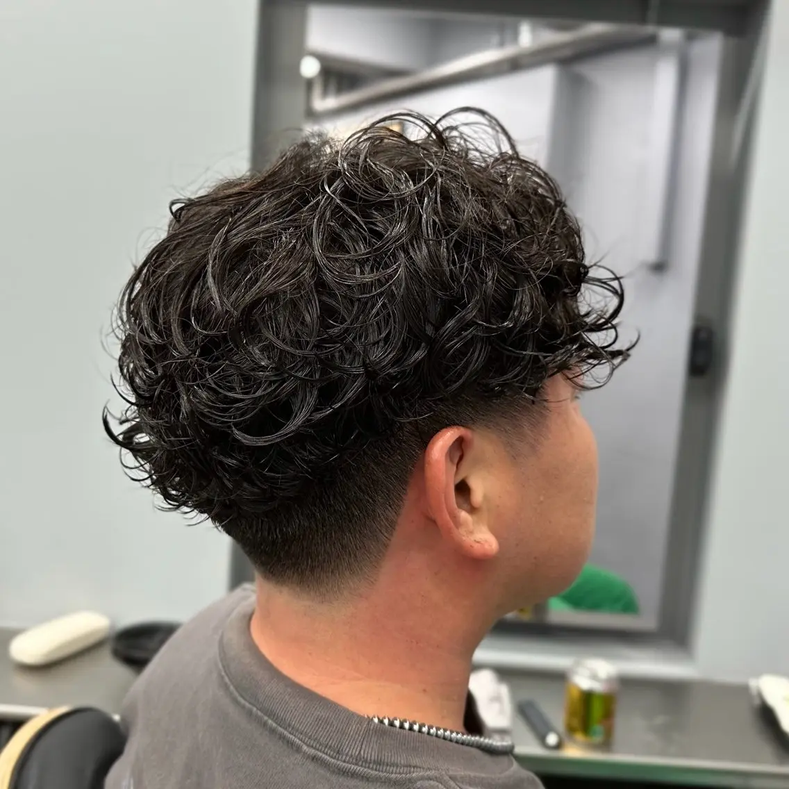 メンズカット＋パーマ＋シャンプー&パワートリートメント＋眉毛カットの写真