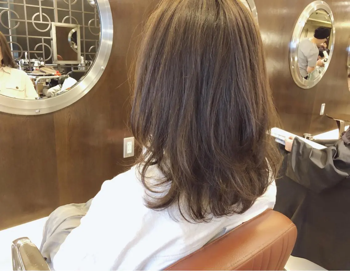 セミロング カラー 艶髪/フリーランス 木山ゆかりのヘアスタイル