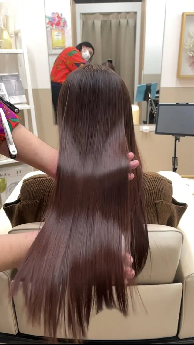 ロング 髪質改善 ulu+sia/ 神戸本格派髪質改善のヘアスタイル