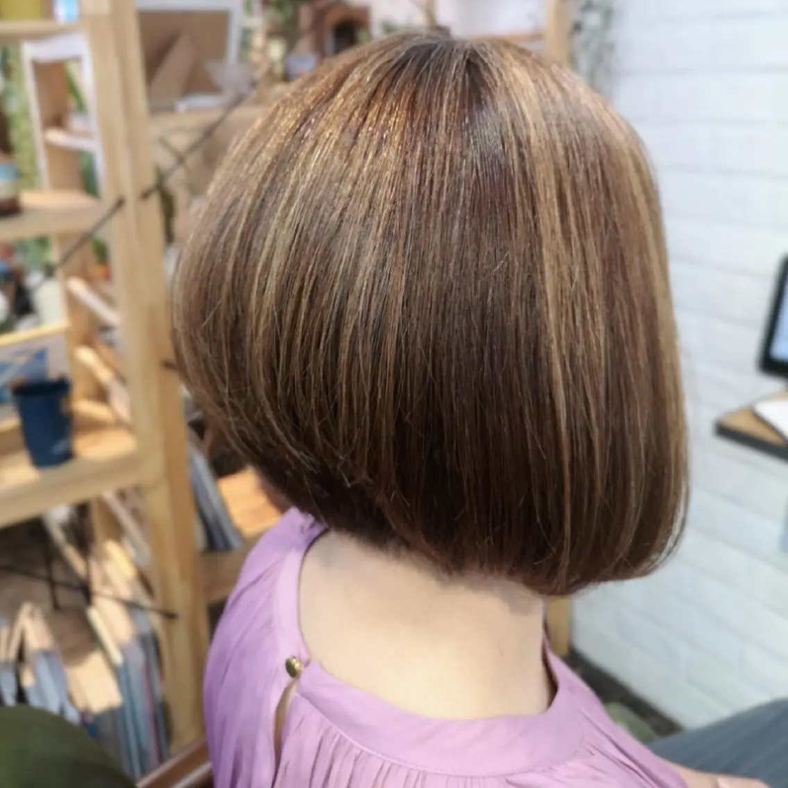 ショート カット ヘアカラー トリートメント 🌟艶髪カラー 🌟サイトウのヘアスタイル