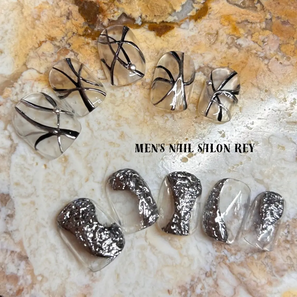 ネイル ハンドネイル men's nail salon Reyのネイルデザイン
