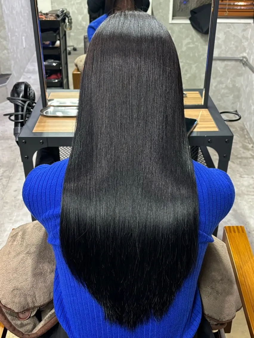 ロング カラー ヘアカラー トリートメント GO GOOD.髪質 改善艶カラー小宮拓海のヘアスタイル