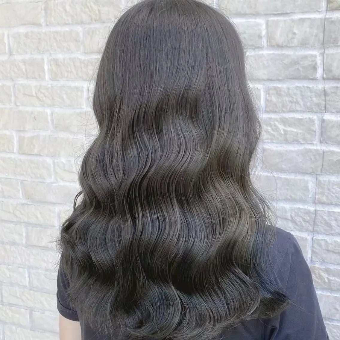 ロング カラー 縮毛矯正/ワンカラー モデル募集🫧羽夏のヘアスタイル