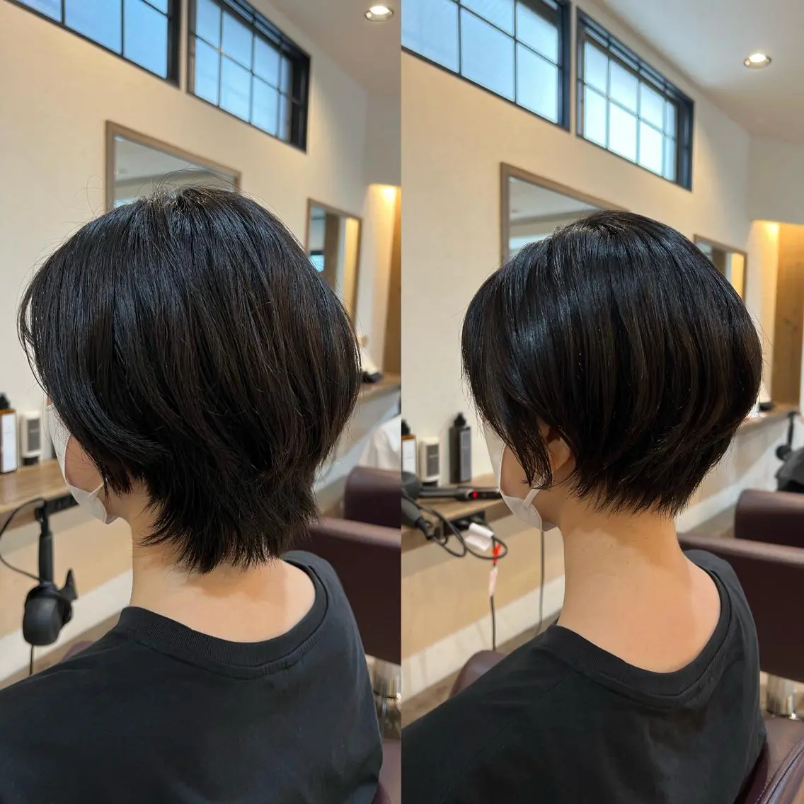 ショート ショートボブ ボブ ショートヘア カット 工藤 梨花のヘアスタイル