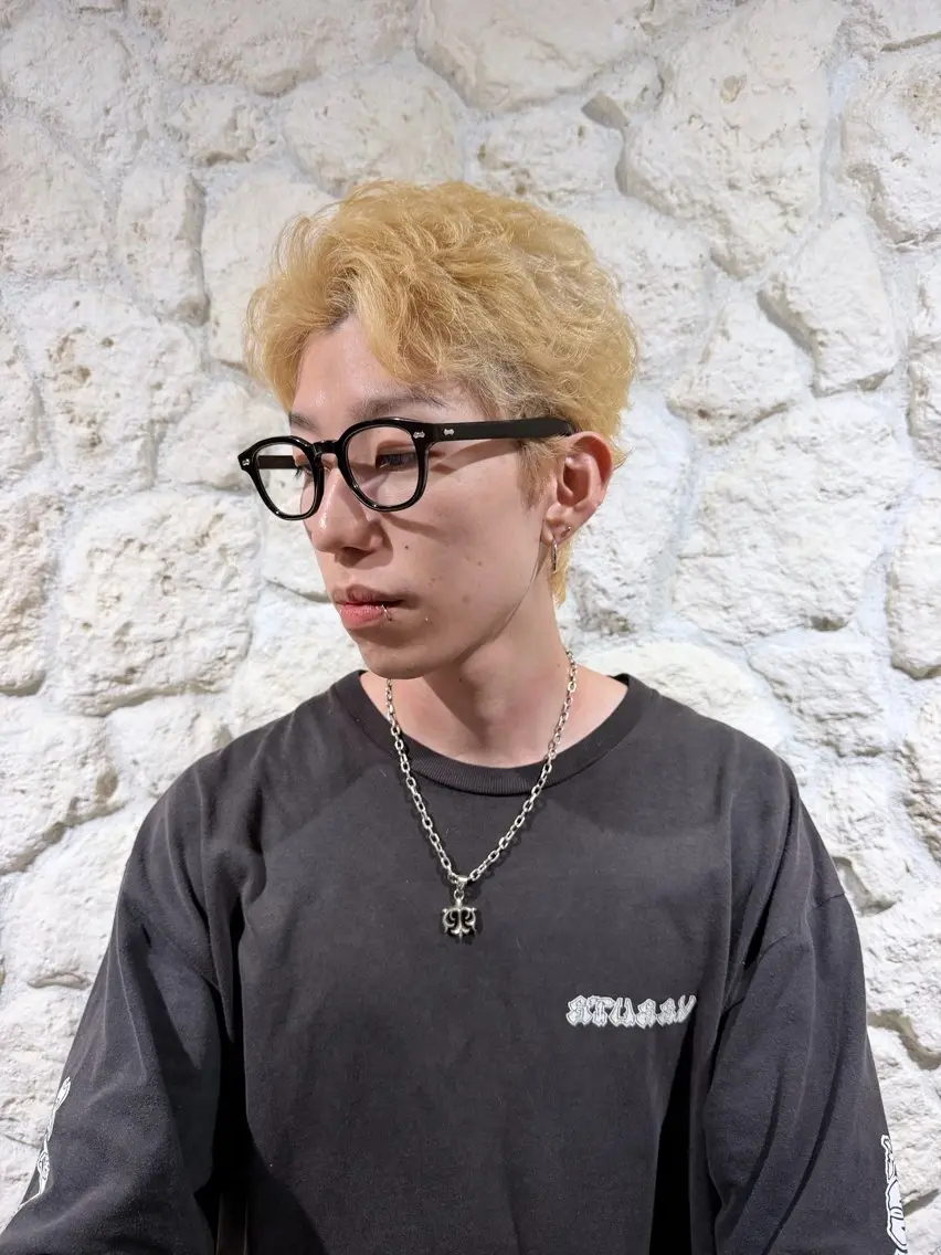 メンズ カット 松本 威武のヘアスタイル