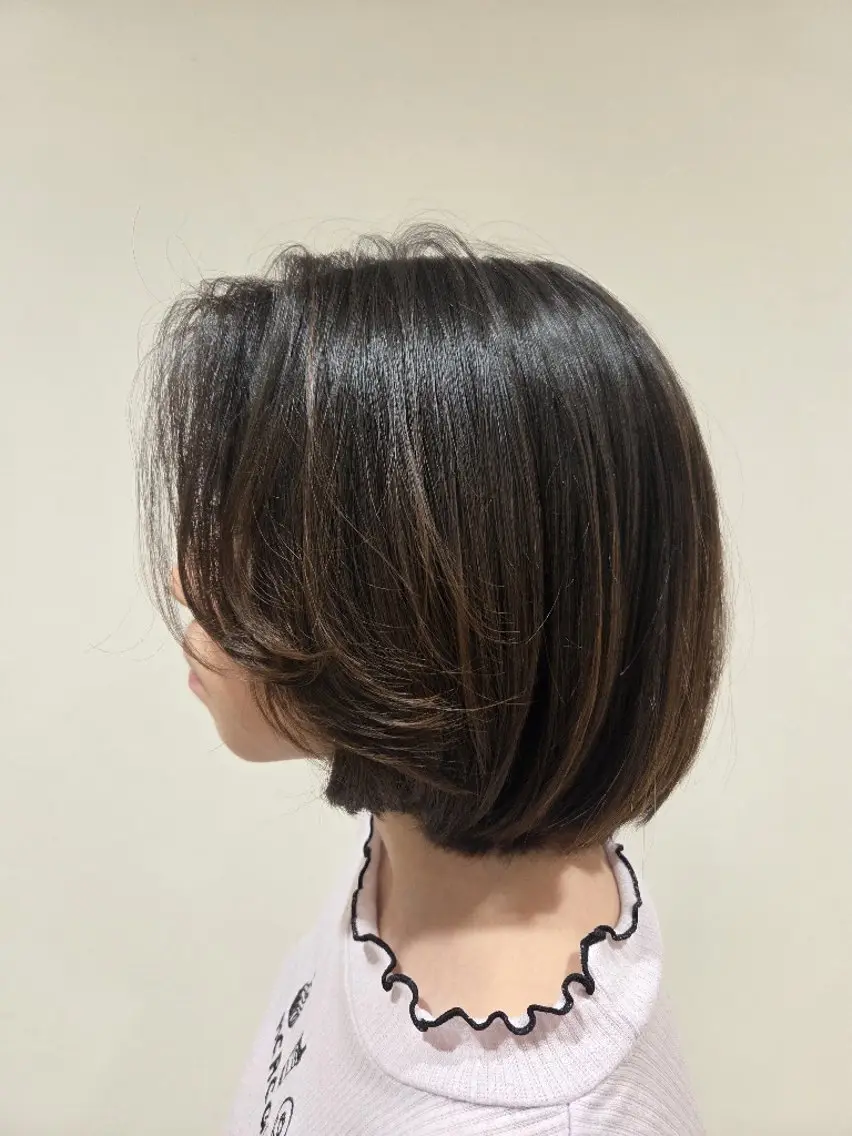 レディースショートカットの写真