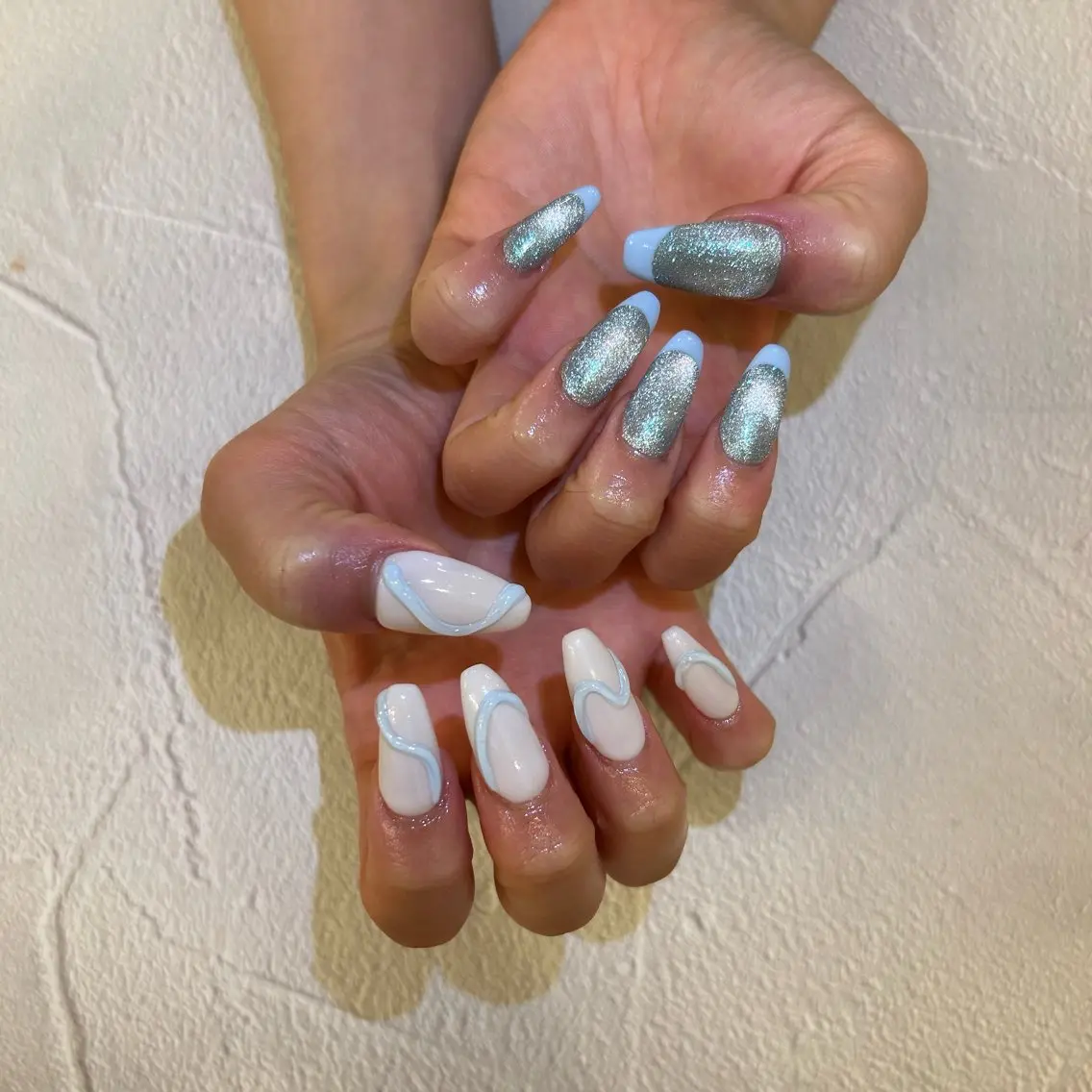 ネイル ハンドネイル FlyingSeep 🫧Kaho🍒💟のネイルデザイン