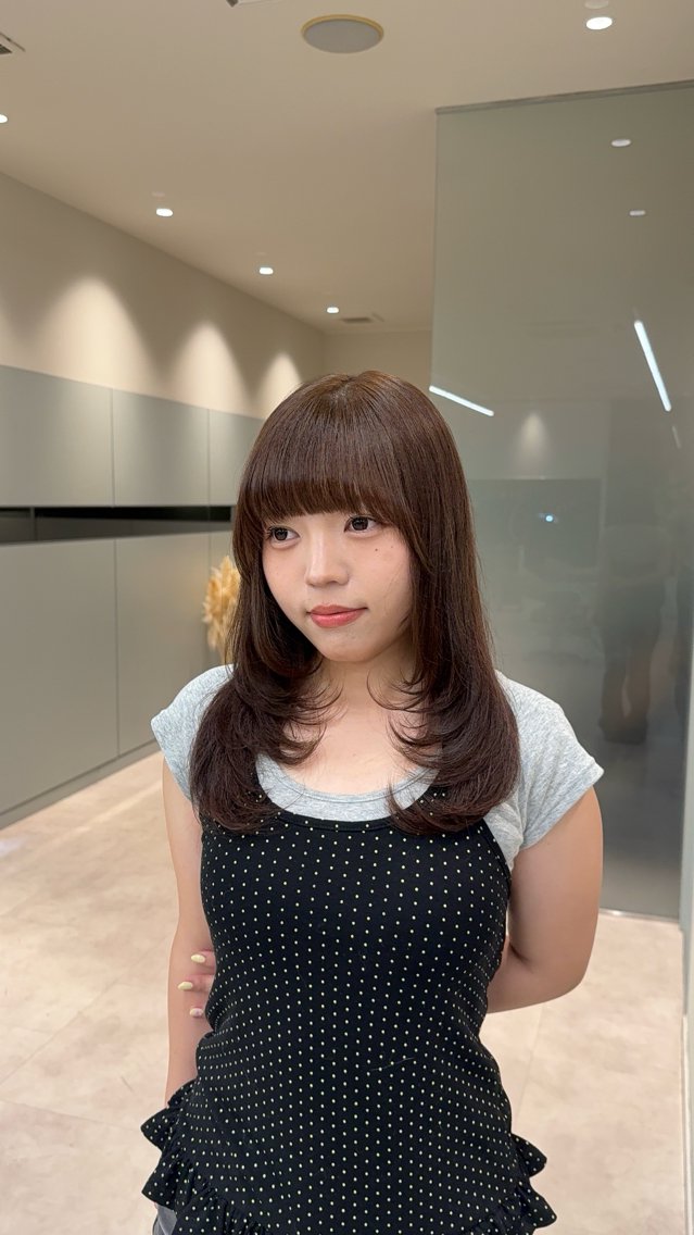 ロング レイヤーカット カット 【Deco hair ccino 】Rioのヘアスタイル