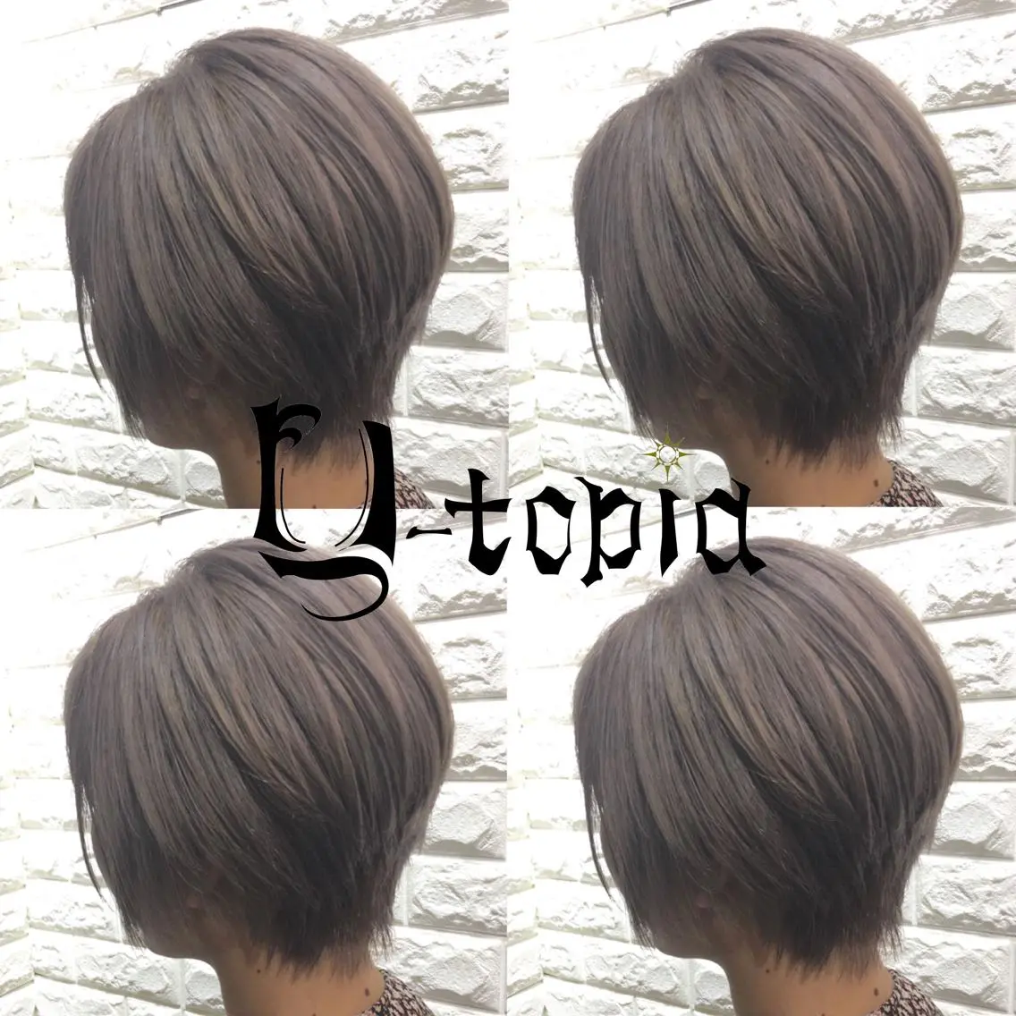 ショート カラー グレージュ ラベンダーカラー ラベンダーグレージュ ラベンダーグレー カット ヘアカラー ✨U-topia渡邉 大樹【公認資格有】✨のヘアスタイル
