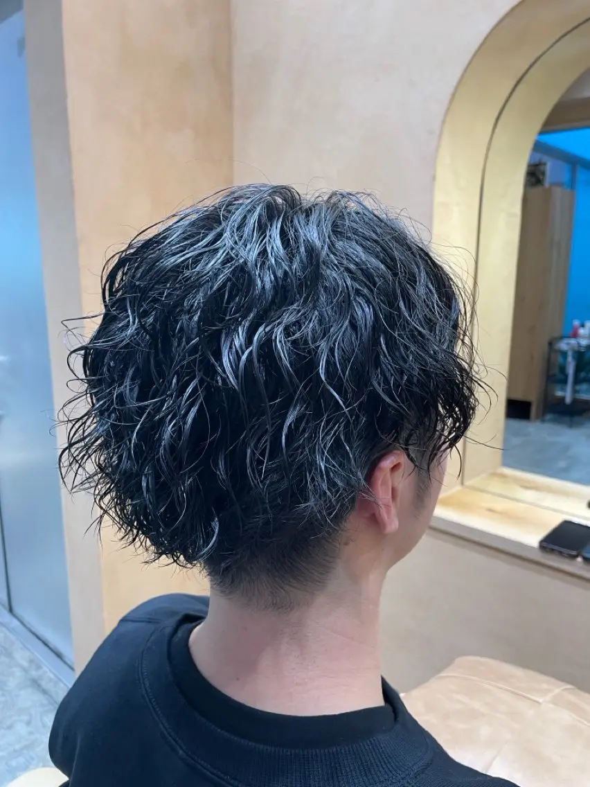パーマ メンズ メンズパーマ しだ あつきのヘアスタイル