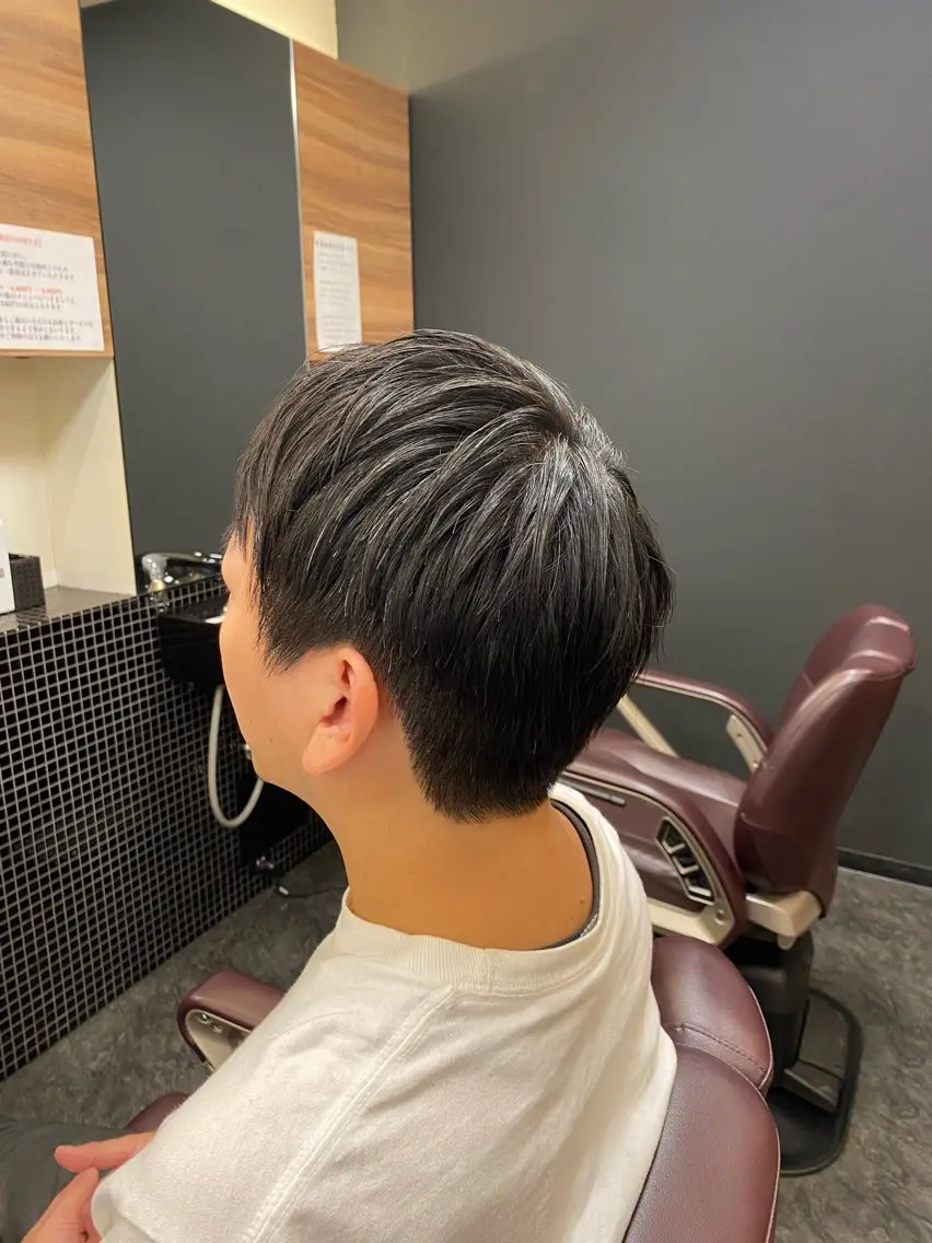 ショート メンズ メンズパーマモデル 大募集中のヘアスタイル