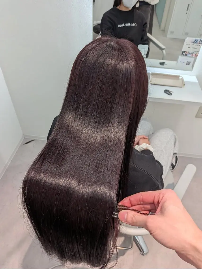 【ミニモ限定】カット+カラー+縮毛矯正の写真