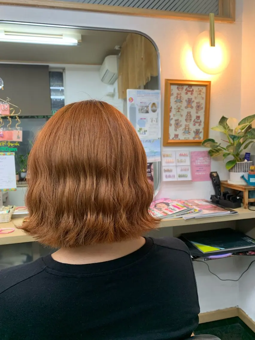 ショート カラー 美容室 ドルチェのヘアスタイル