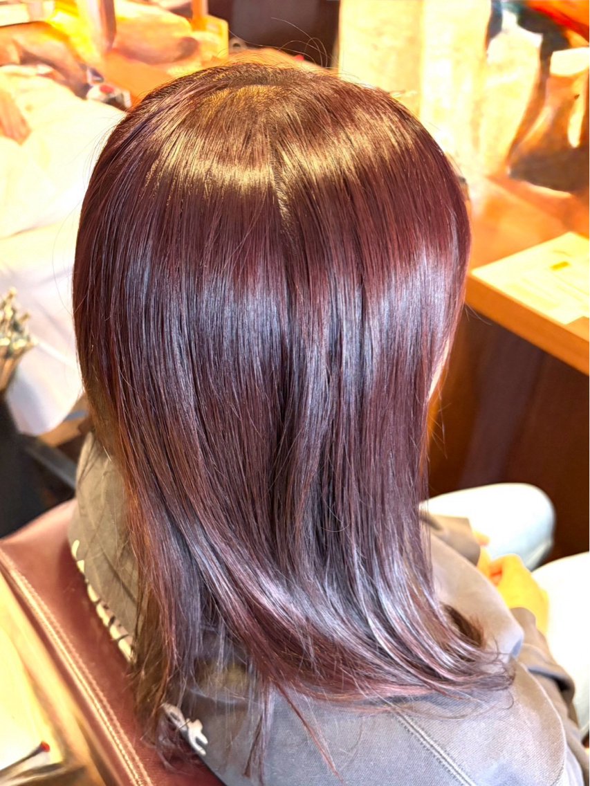 カラー ヤマダ トモナ 🍒🫧‪のヘアスタイル