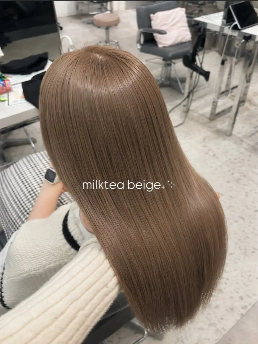 ロング カラー ヘアカラー トリートメント カットモデル/渋谷 ソナのヘアスタイル