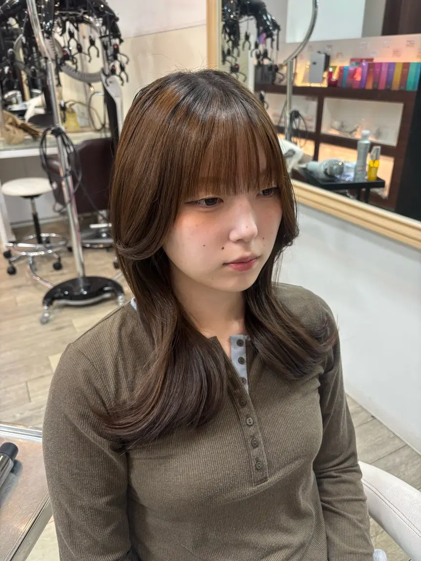 ロング カット さとう さくらのヘアスタイル