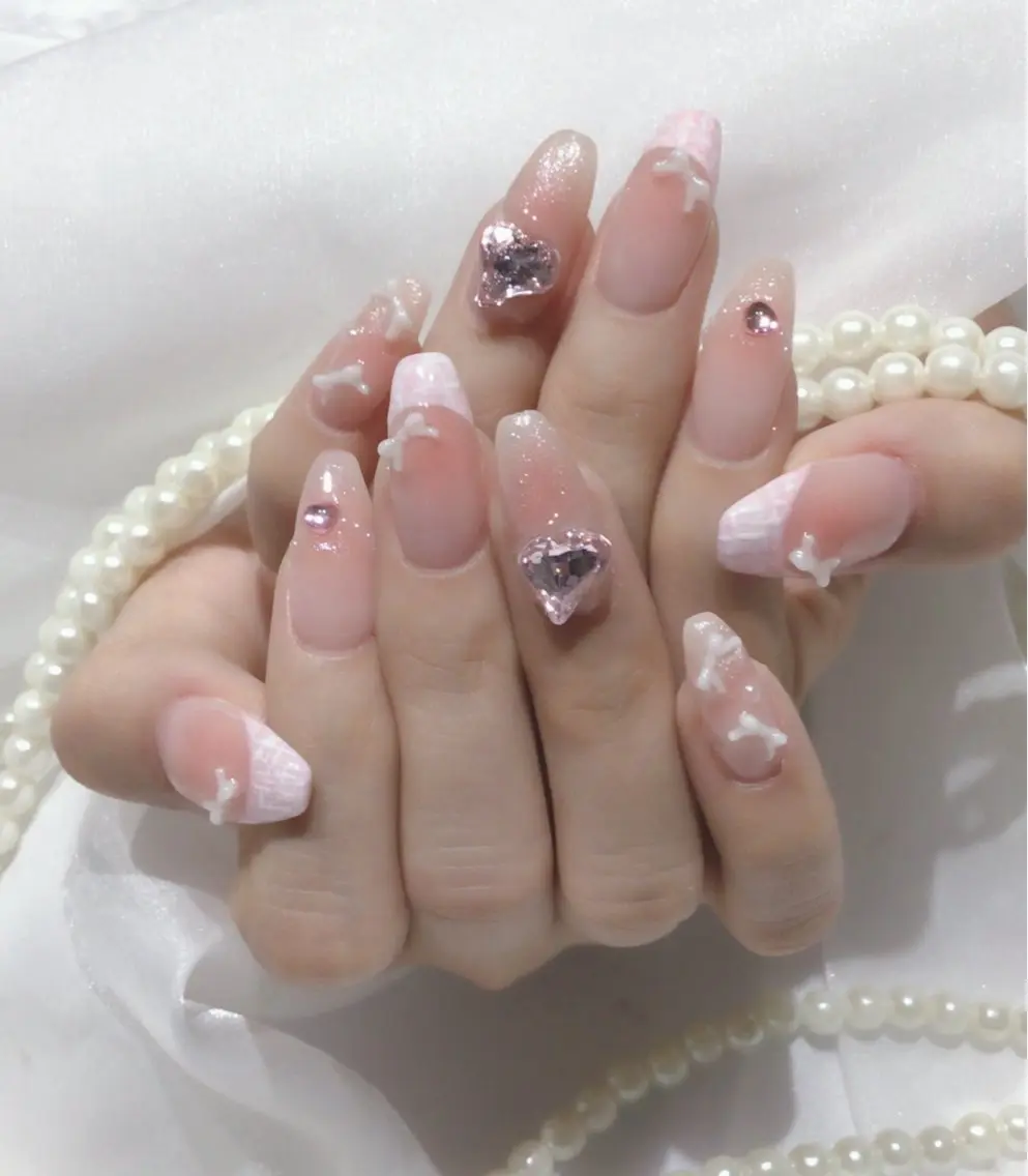 デザイン➕10本パーツ付け放題🎀💎【オフあり】の写真