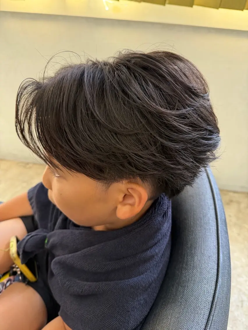 パーマ メンズ 大井 瞬太のヘアスタイル