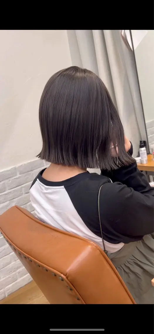 ショート カラー パーマ ヘアアレンジ ⭐️銀座/ショート/ 艶カラー/りょうがのヘアスタイル