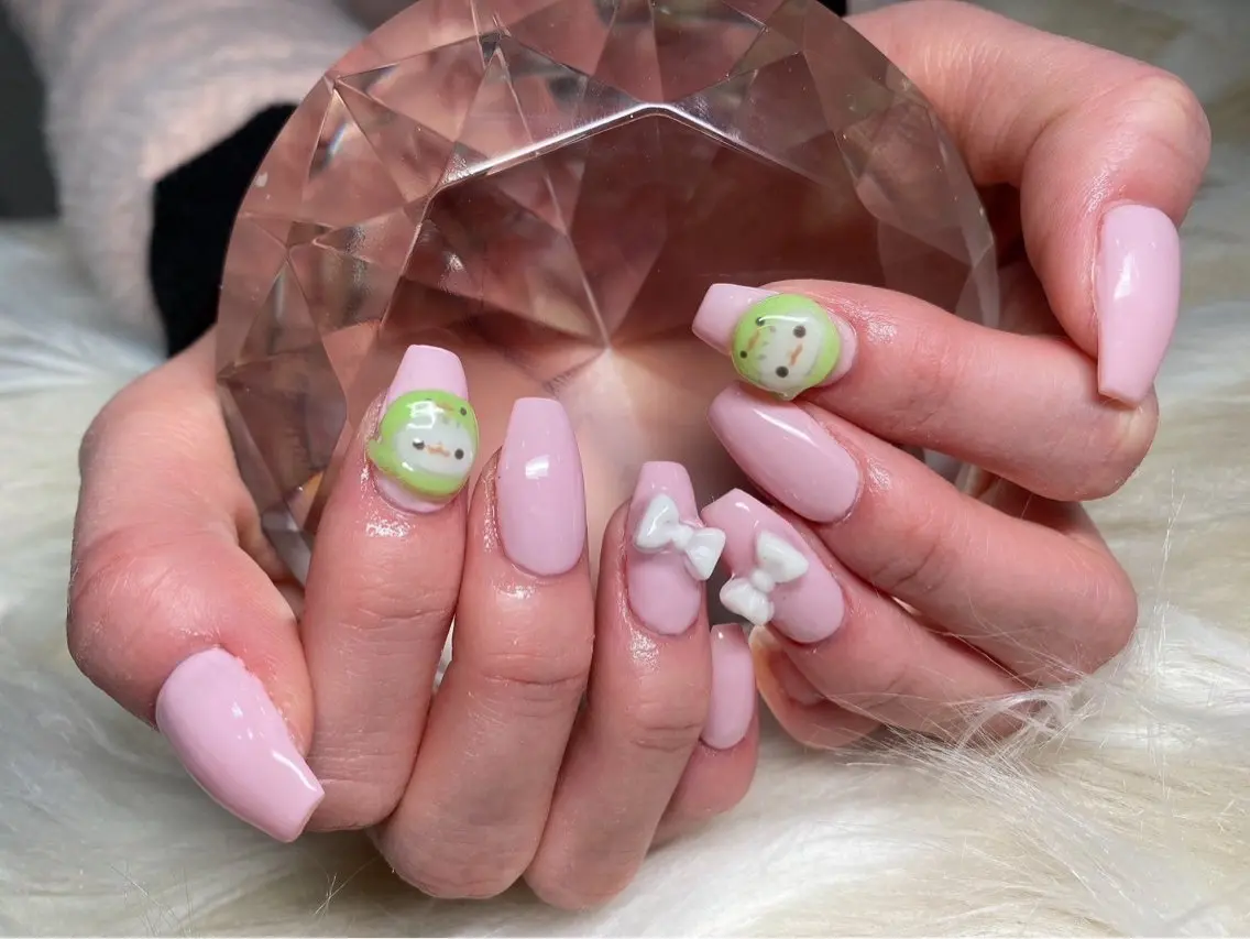 ネイル 長さ出し フレンチネイル ジェルネイル グラデーション ハート ハンドネイル Nail&eye Belire 新宿のネイルデザイン