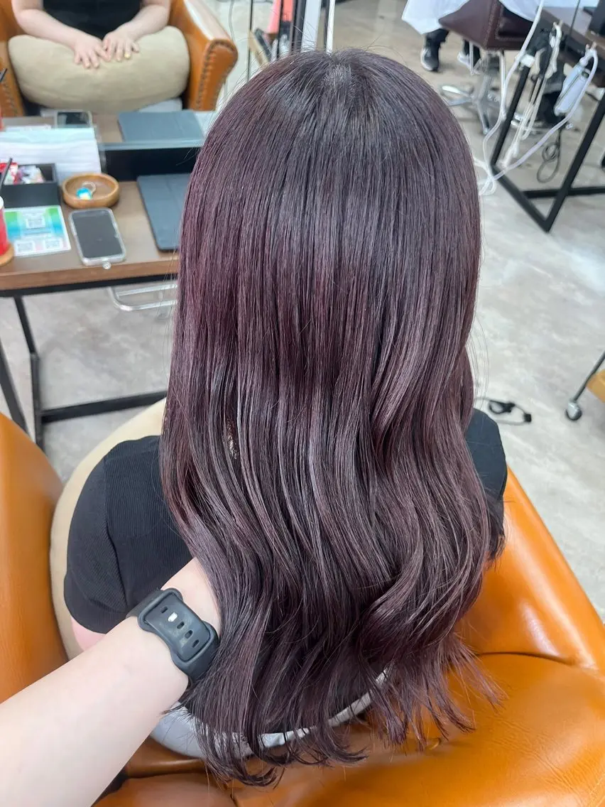 セミロング カット ヘアカラー トリートメント 🍓若山 未羽🍓 ReCharme新保のヘアスタイル