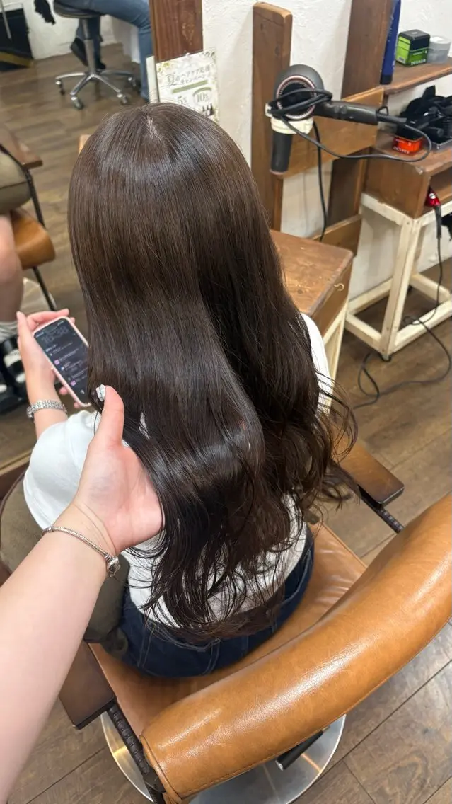 ロング カラー カット ヘアカラー 元山 透明感艶カラー 🌻レイヤーカットのヘアスタイル