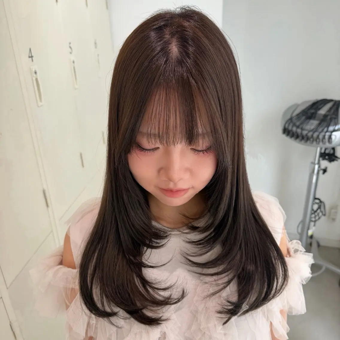 ロング カラー カット ヘアカラー トリートメント EIGHT 樹梨 /韓国ヘア🇰🇷のヘアスタイル