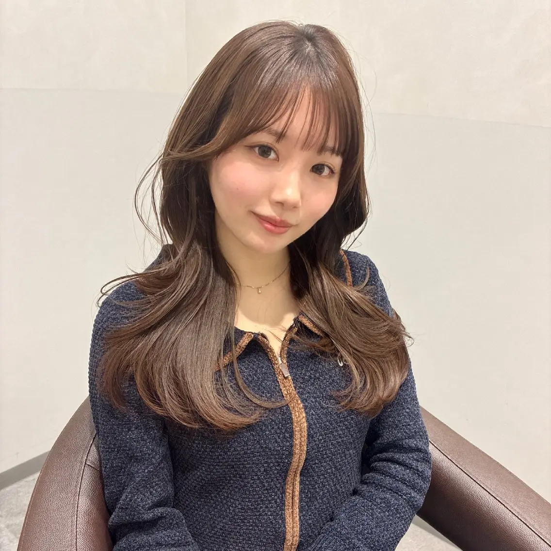 セミロング カット 森 隆秀/韓国ヘアのヘアスタイル
