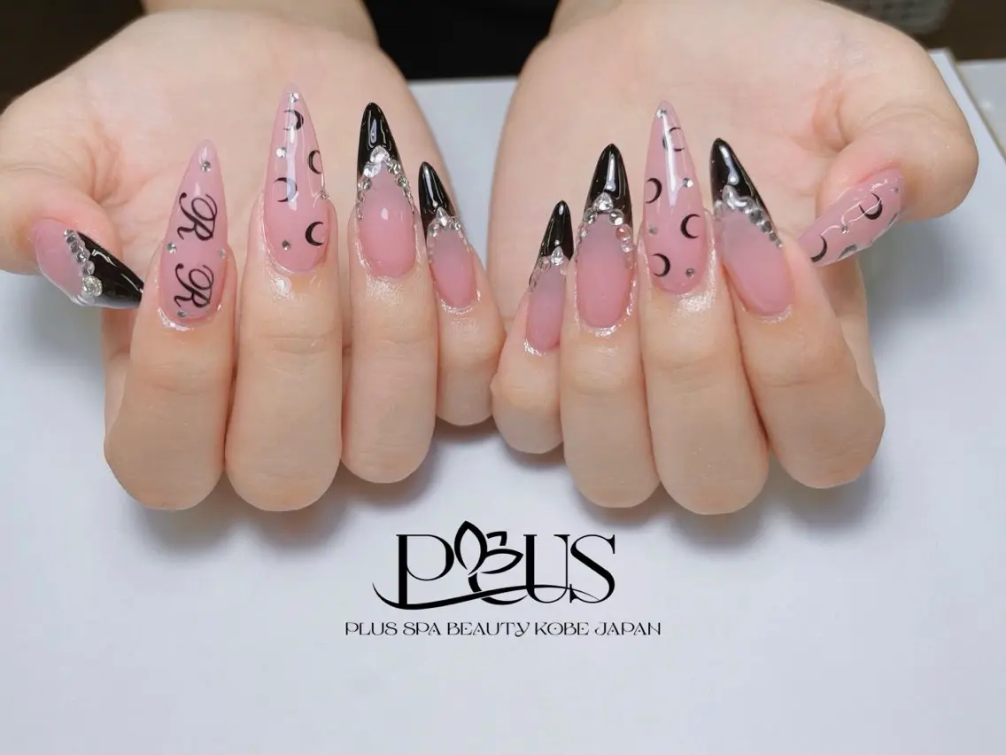 ネイル ジェルネイル 韓国ネイル ニュアンスネイル PLUSSPA HOANGのネイルデザイン