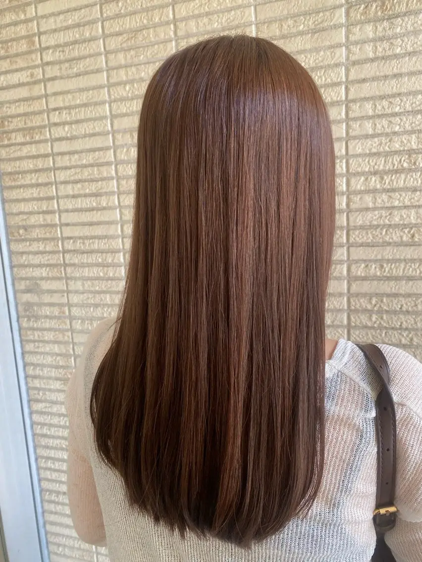 ロング カラー ヘアカラー 向井 美乃里のヘアスタイル
