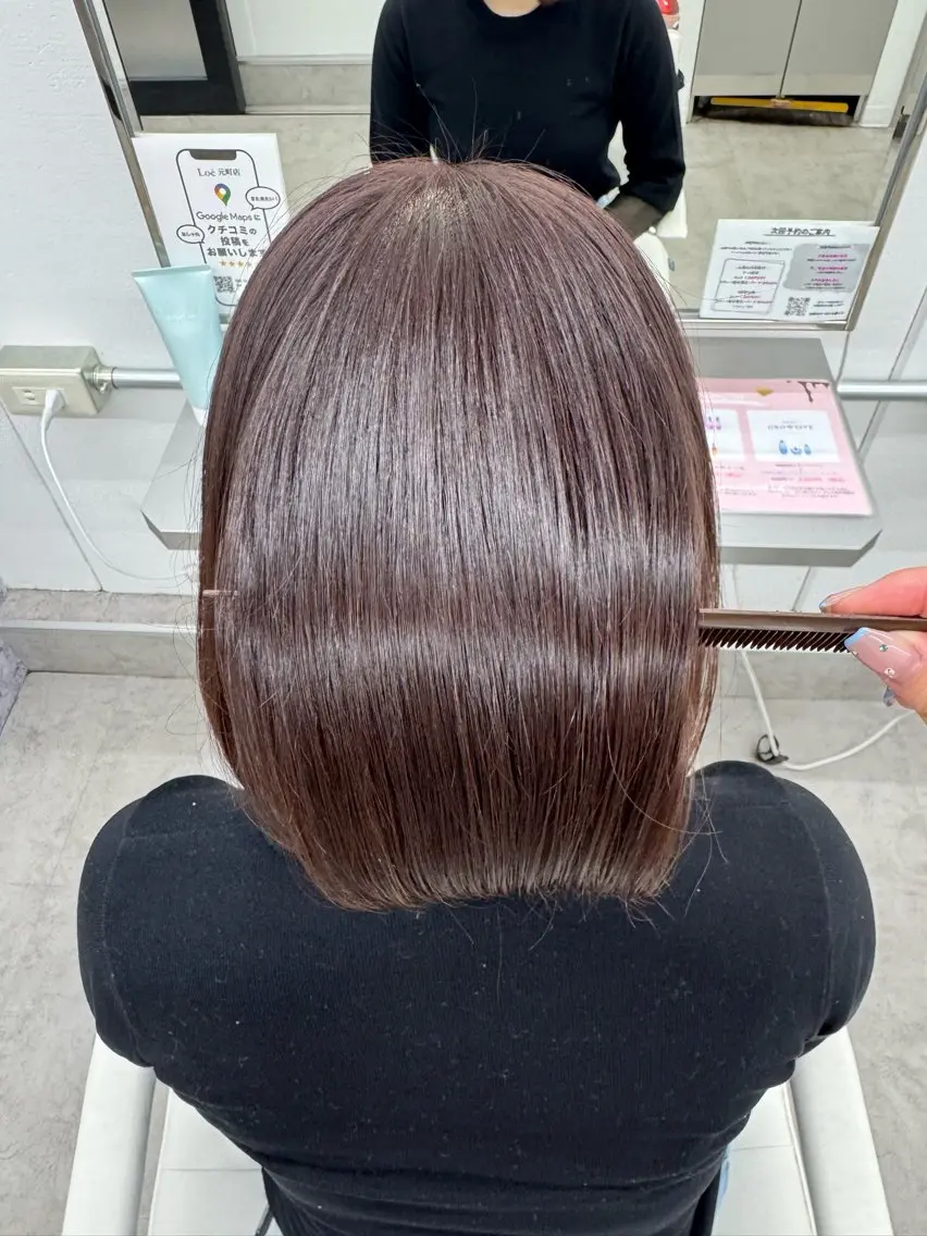 ミディアム カラー ブラウンカラー ラベンダーカラー ラベンダーブラウン 🌟モデル募集 /さら🩷のヘアスタイル
