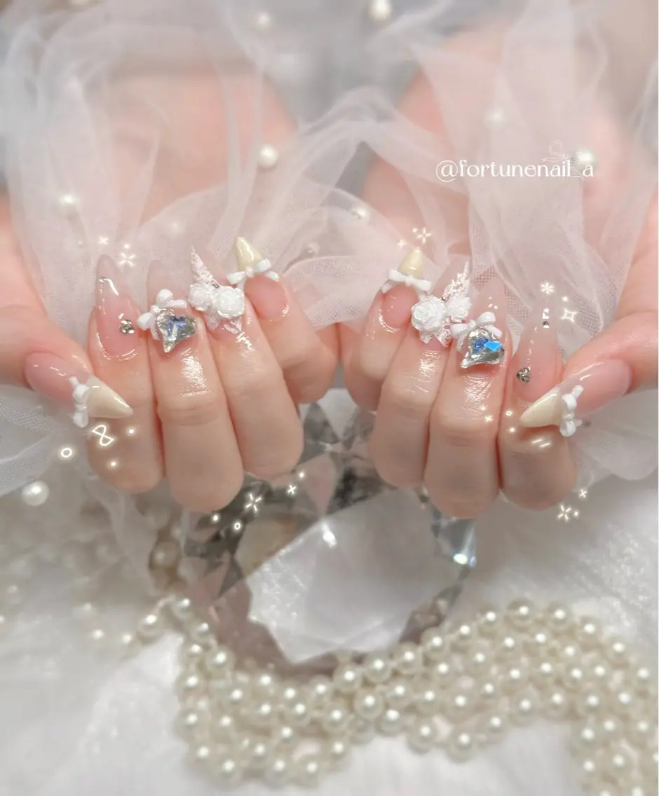 ネイル ハンドネイル ✩.*🎀 aoi🎀のネイルデザイン