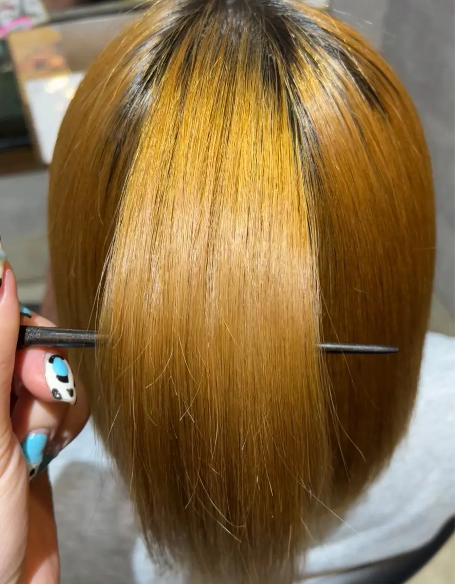 ショート パーマ 縮毛矯正 イロアイヘアー Renのヘアスタイル