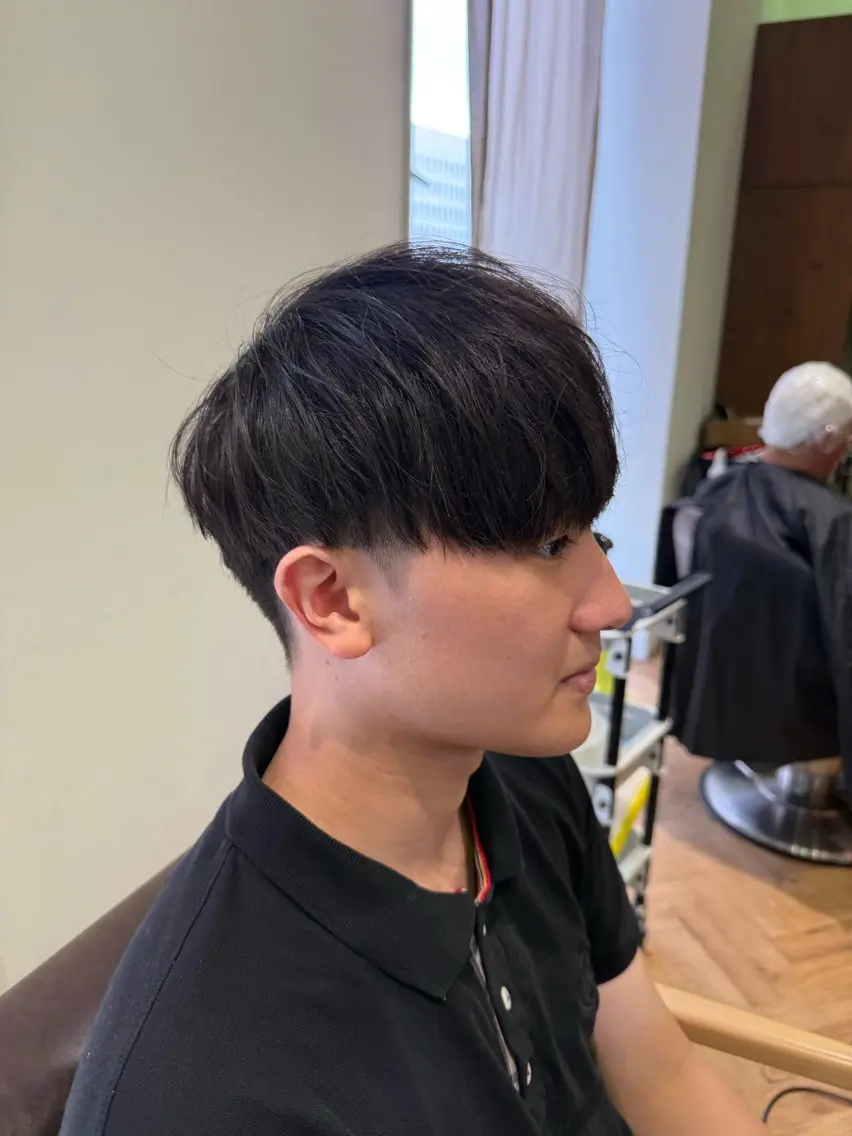 ショート メンズ マッシュ 溝口 槙里也のヘアスタイル