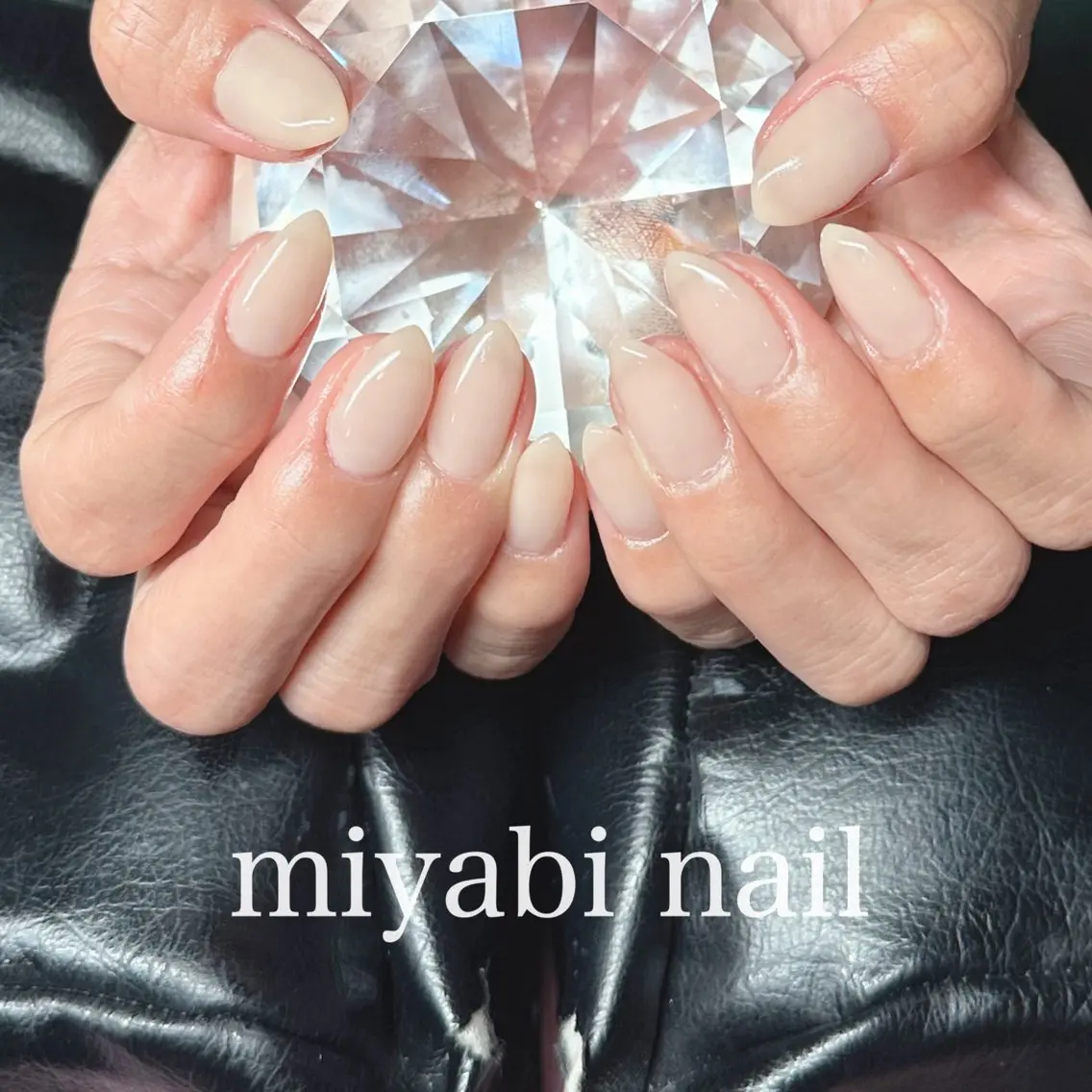 ネイル 持ち込み オフィスネイル ワンカラーネイル シンプルネイル 冬ネイル ハンドネイル miyabi nail 桂川駅近くのネイルデザイン