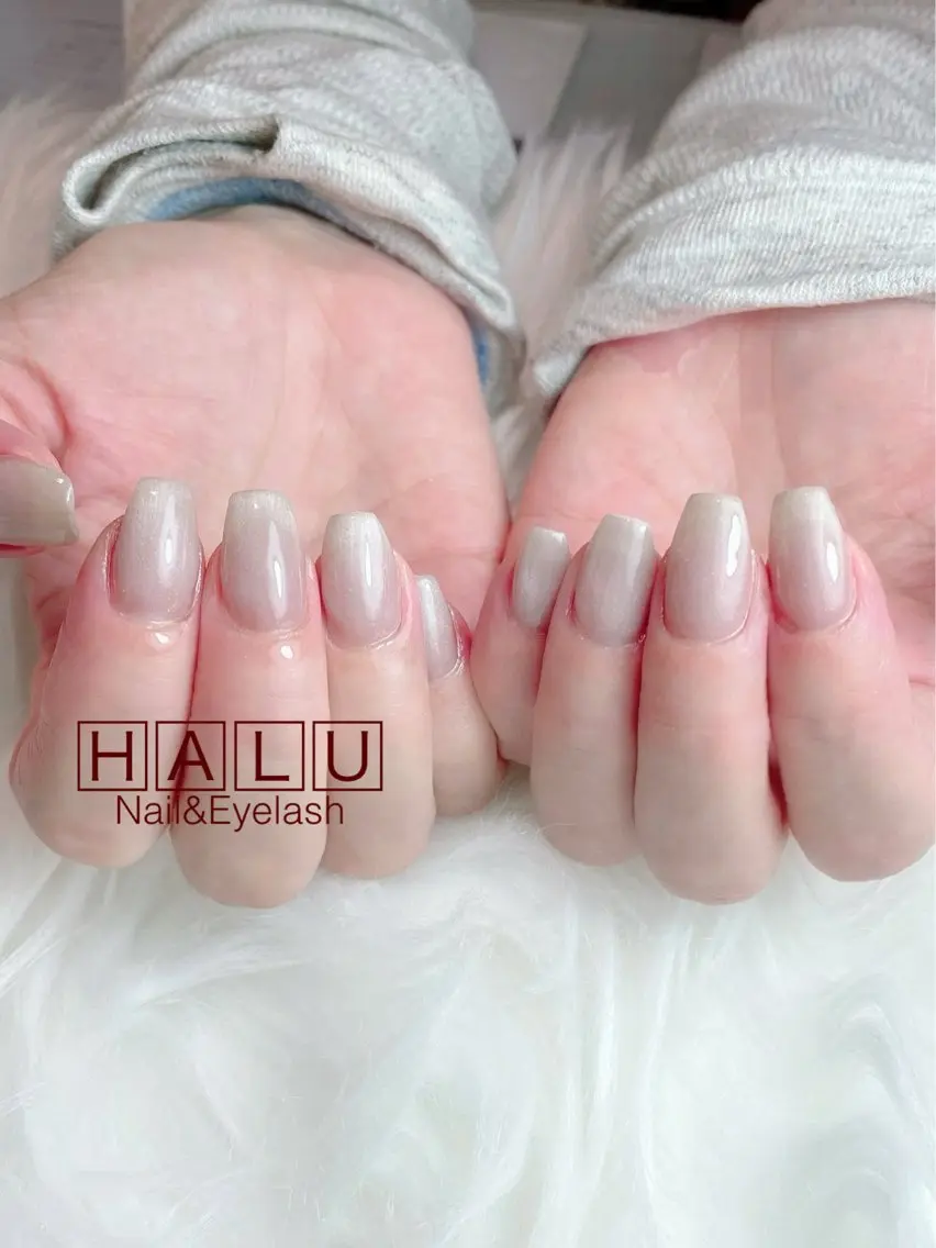 ネイル オフィスネイル シンプルネイル HALU ハルのネイルデザイン
