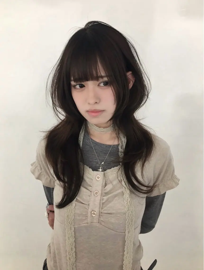 セミロング カット トリートメント Hanaka🪷 ニュアンス×海外風のヘアスタイル